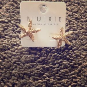 Starfish earrings